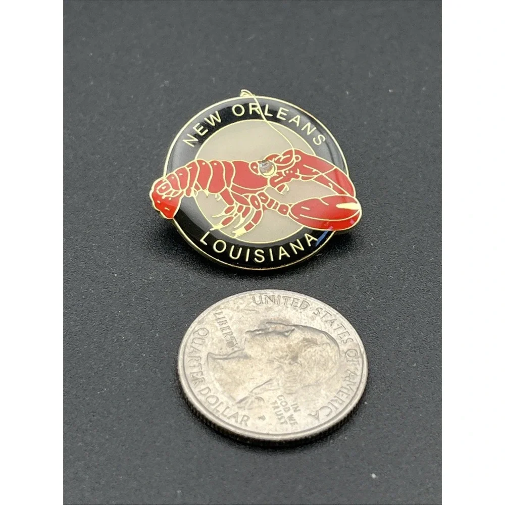 New Orleans Louisiana Lobster Lapel Hat‎ Pin